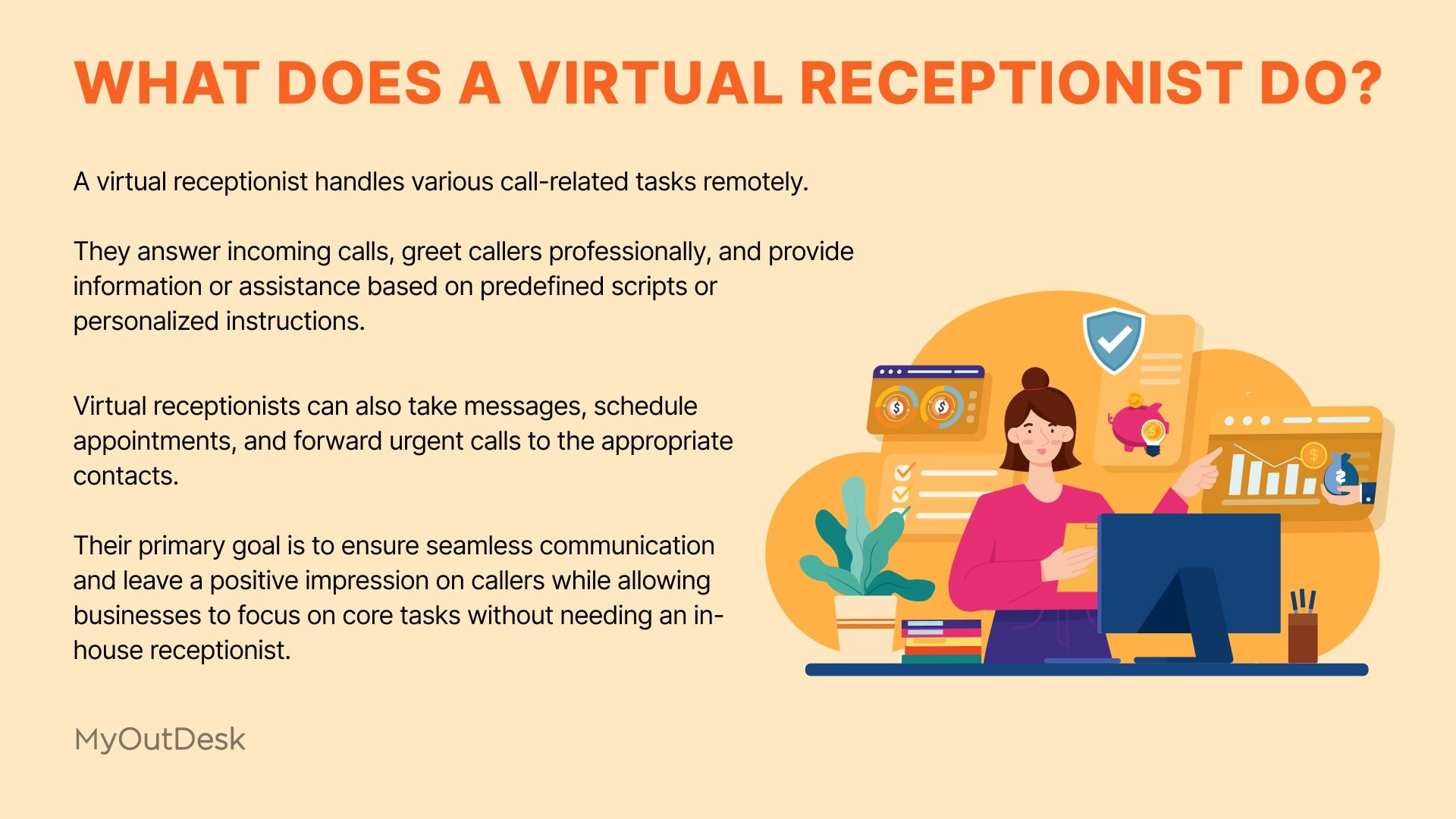 What Does A Virtual Receptionist Do? - Answer Mti thumbnail